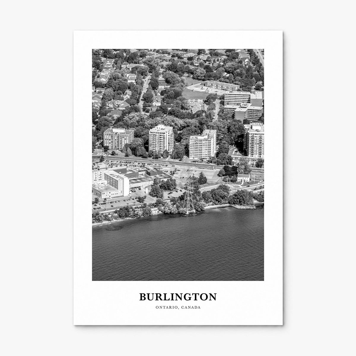 Burlington, Canada Classic Poster, print only (unframed)