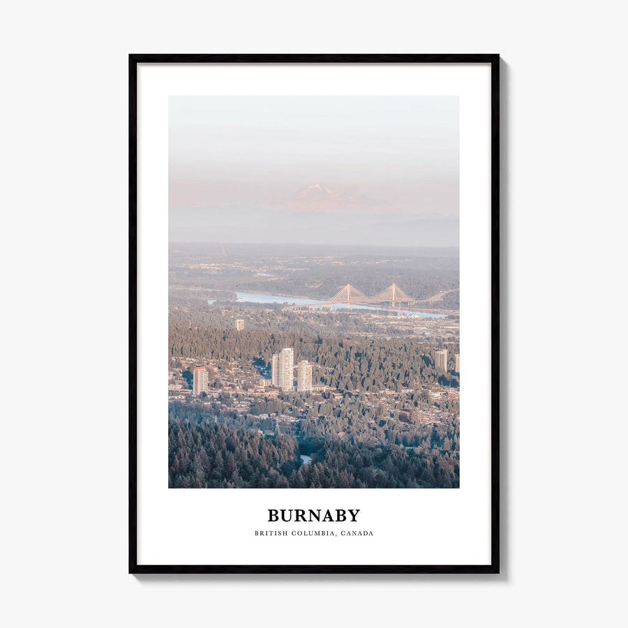 Burnaby Classic Poster, framed poster mockup