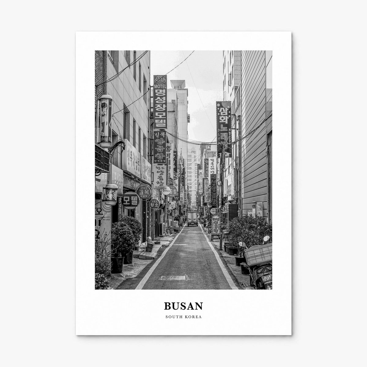 Busan Classic No 1 Poster, print only (unframed)