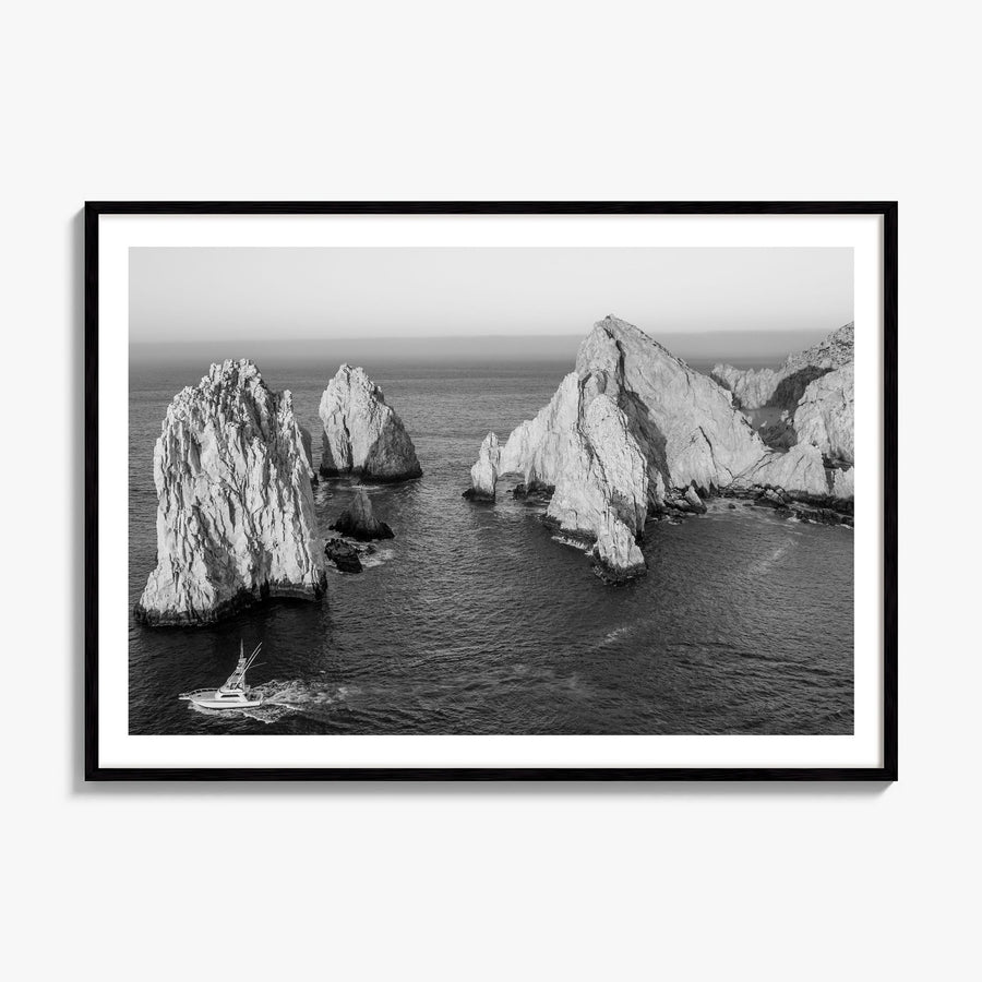 Cabo San Lucas Photo Poster, framed poster mockup, white border
