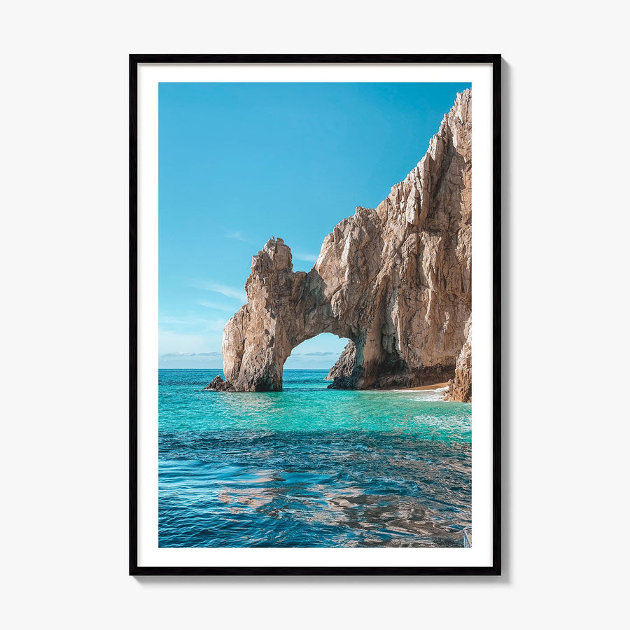 Cabo San Lucas Photo No 1 Poster, framed poster mockup, white border