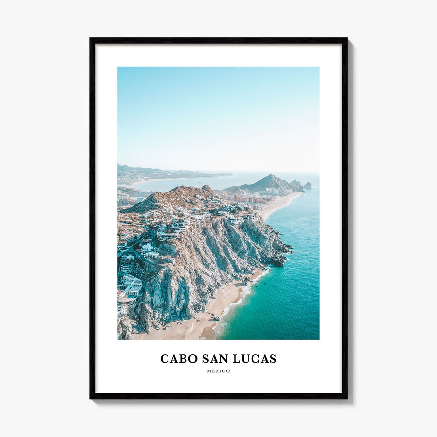 Cabo San Lucas Classic Poster, framed poster mockup