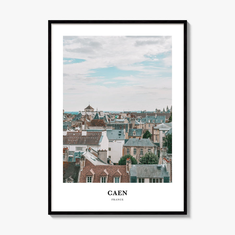Caen Classic Poster, framed poster mockup