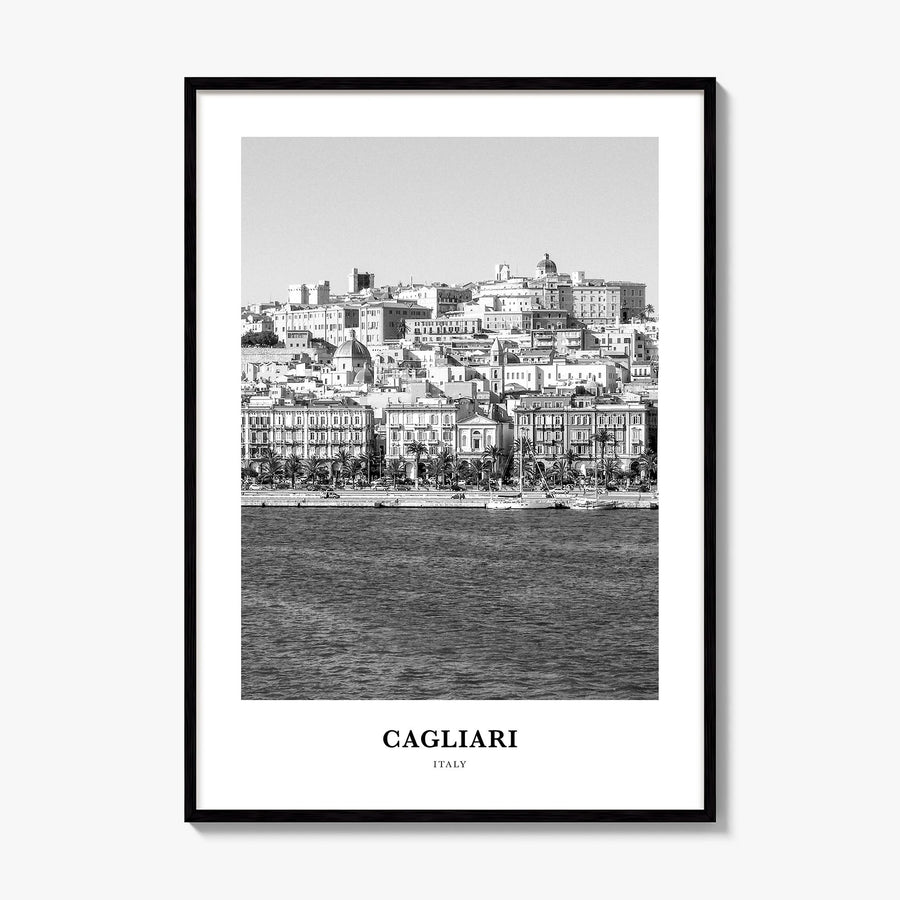 Cagliari Classic No 1 Poster, framed poster mockup