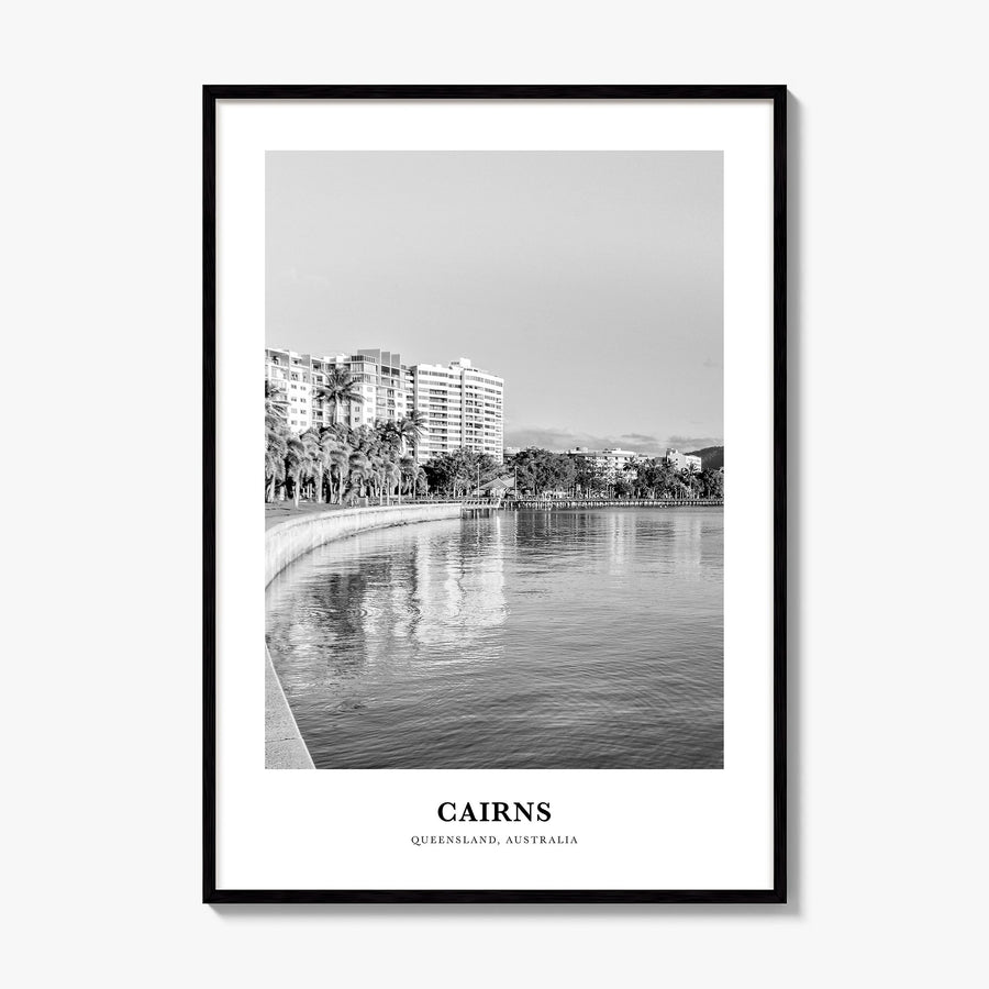 Cairns Classic Poster, framed poster mockup