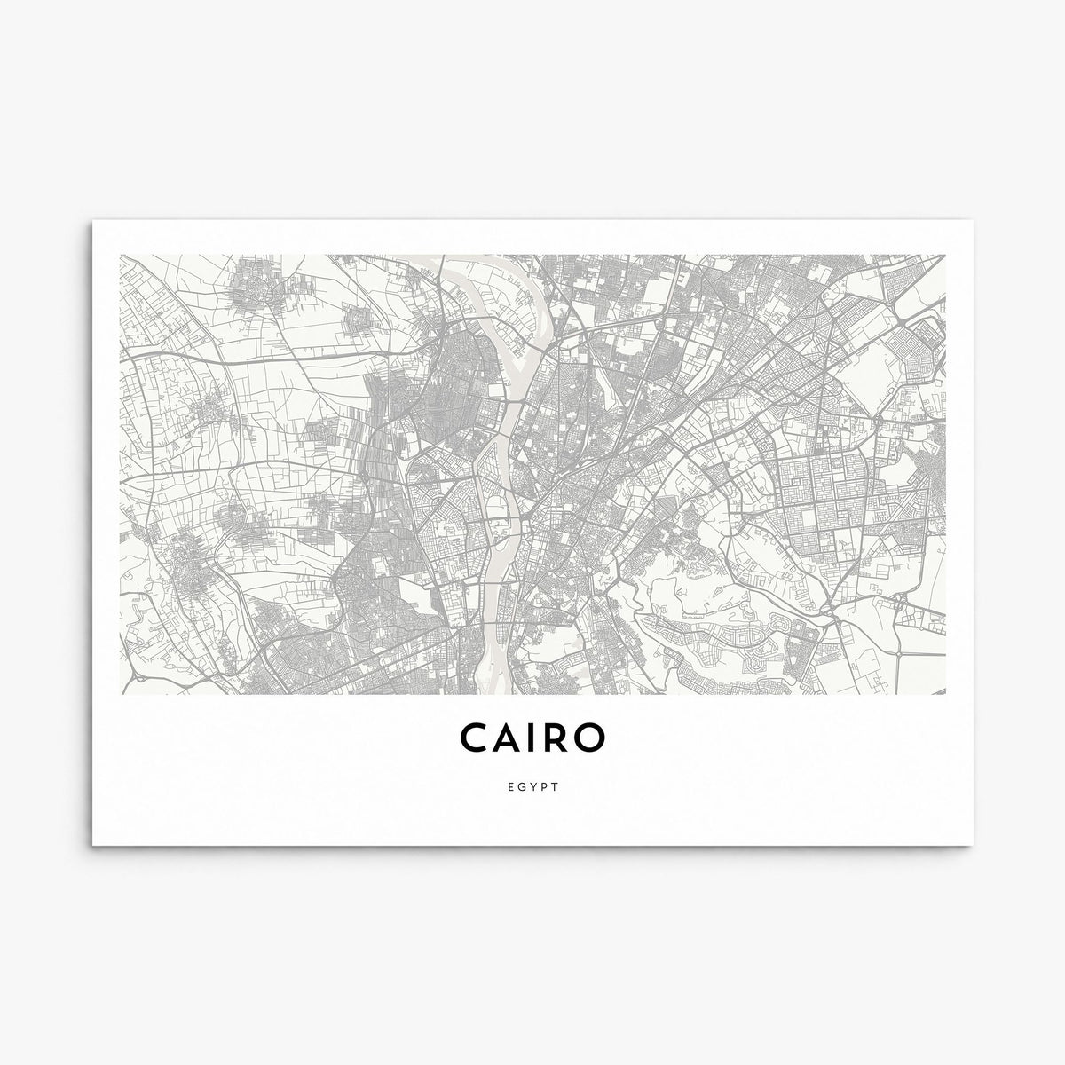 Cairo Map Poster, print only (unframed)