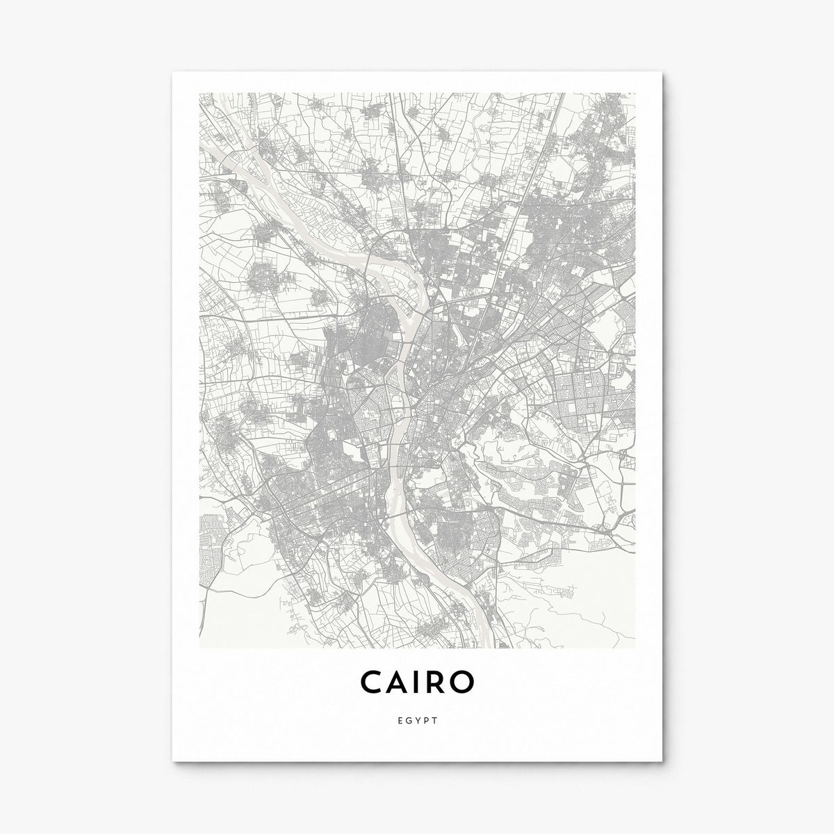 Cairo Map Poster, print only (unframed)