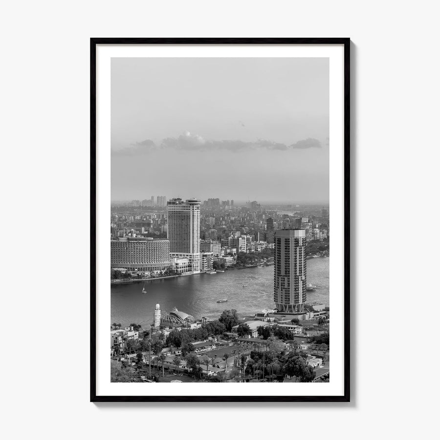 Cairo Photo Poster, framed poster mockup, white border
