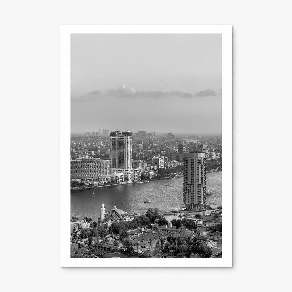 Cairo Photo Poster, print only (unframed), white border