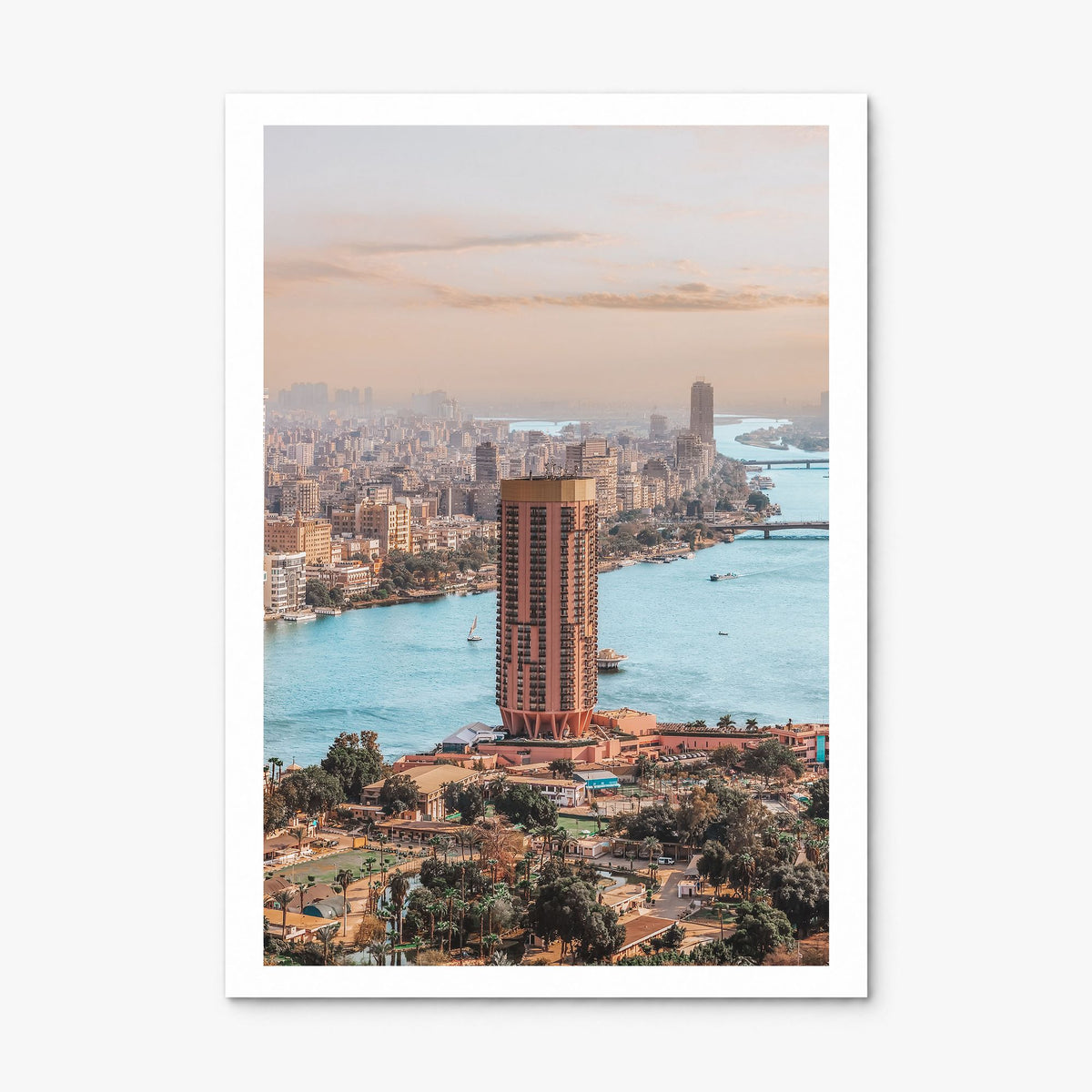 Cairo Photo No 2 Poster, print only (unframed), white border