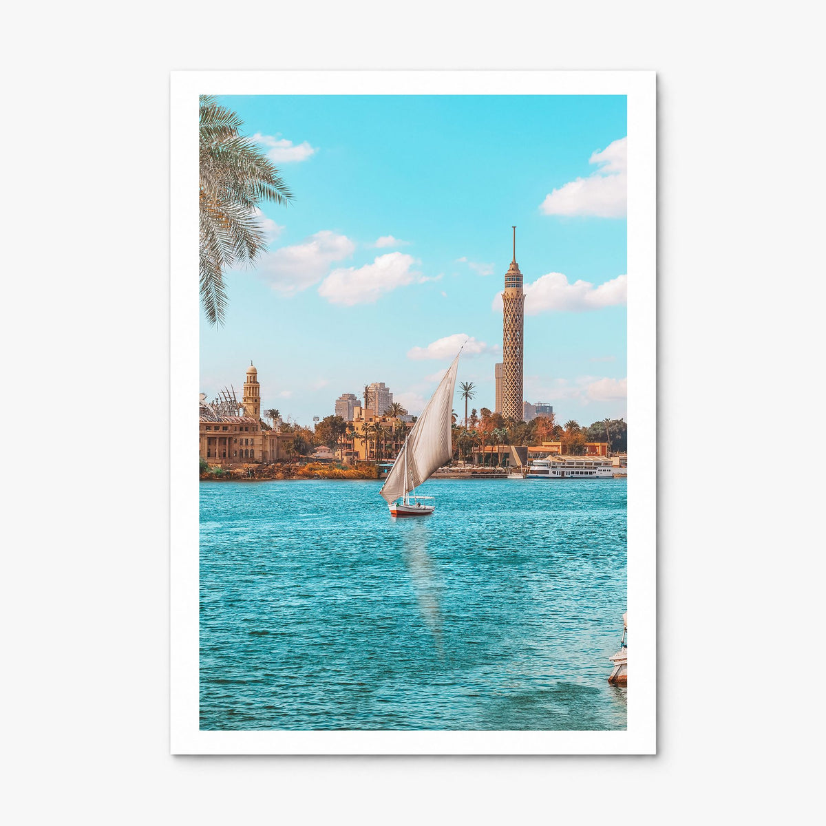 Cairo Photo No 3 Poster, print only (unframed), white border