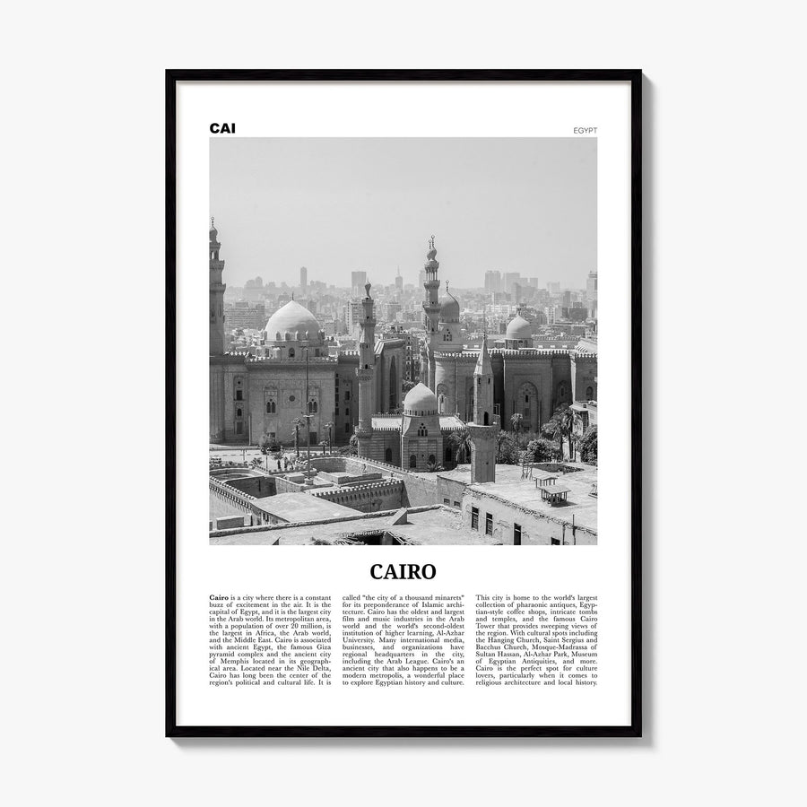 Cairo Newspaper No 2 Poster, framed poster mockup