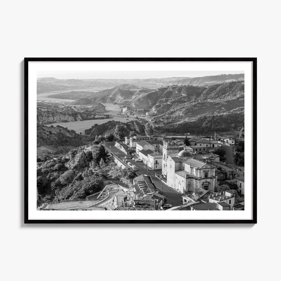 Calabria Photo Poster, framed poster mockup, white border
