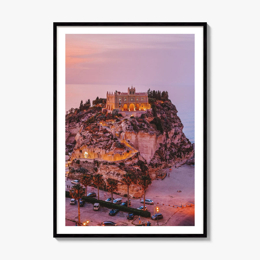 Calabria Photo No 3 Poster, framed poster mockup, white border