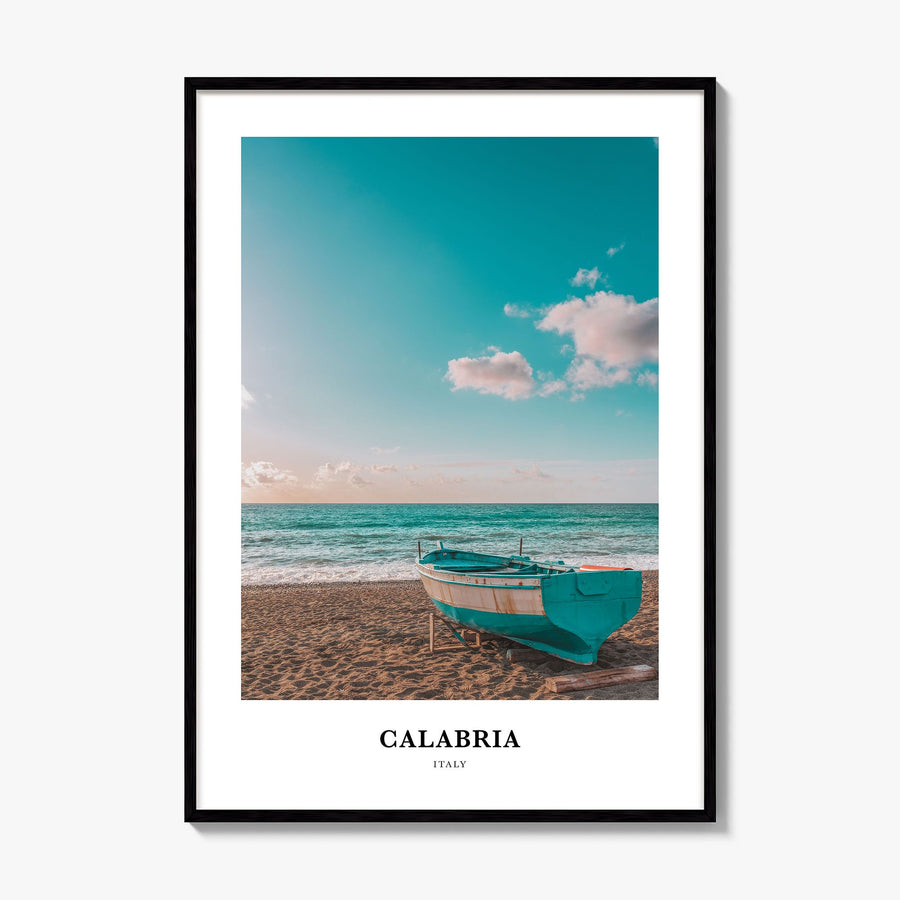 Calabria Classic No 1 Poster, framed poster mockup