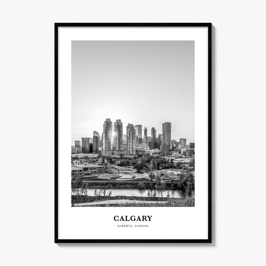 Calgary Classic No 3 Poster, framed poster mockup