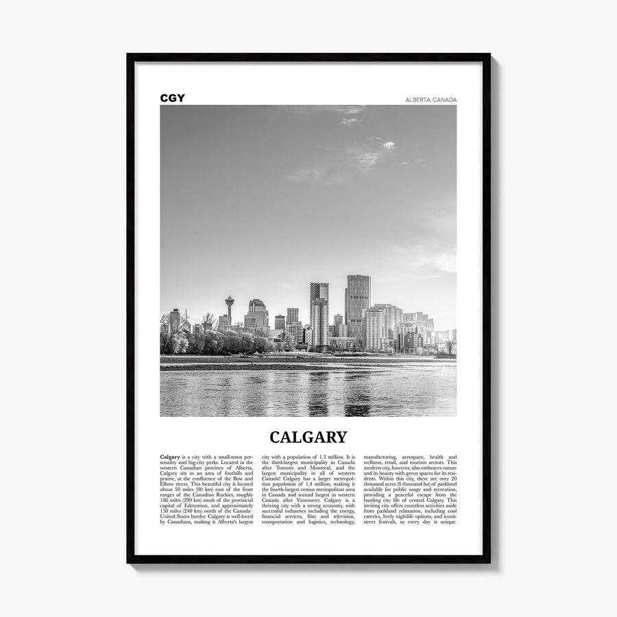 Calgary Newspaper No 1 Poster, framed poster mockup
