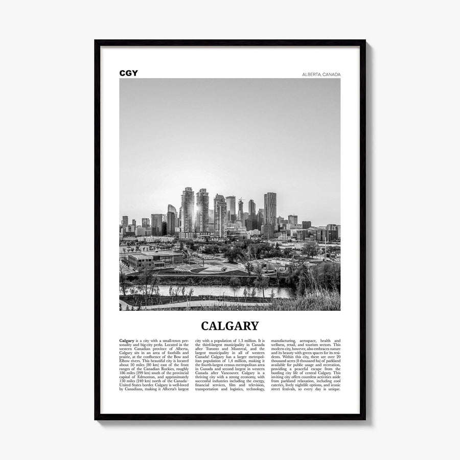 Calgary Newspaper No 3 Poster, framed poster mockup
