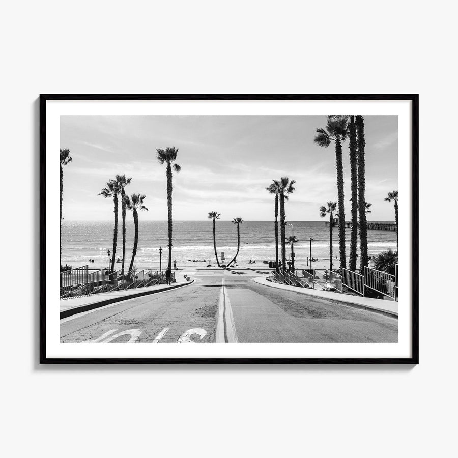 California Photo No 1 Poster, framed poster mockup, white border
