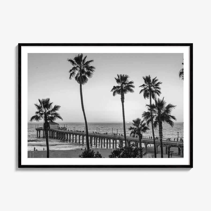 California Photo No 2 Poster, framed poster mockup, white border