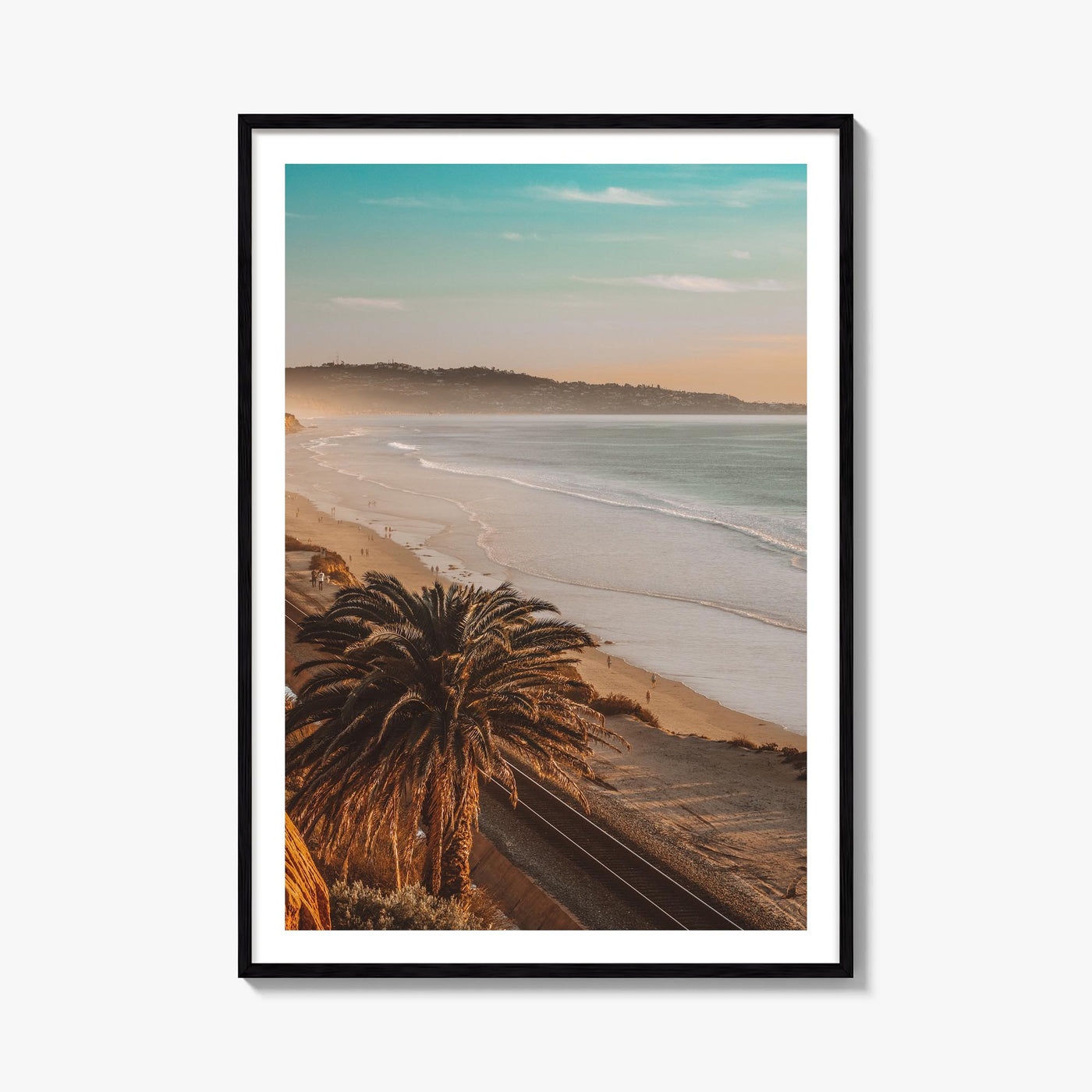 California no. 1 colorful photo poster of United States – vertical wall art, unframed print shown in interior mockup
