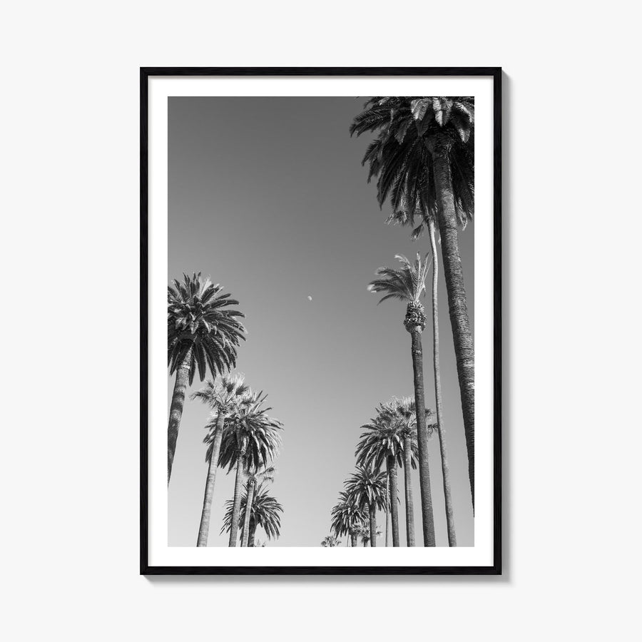 California no. 4 black & white photo poster of United States – vertical wall art, unframed print shown in interior mockup