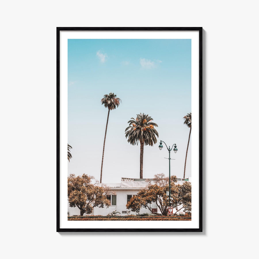 California no. 4 colorful photo poster of USA – vertical wall art, unframed print shown in interior mockup