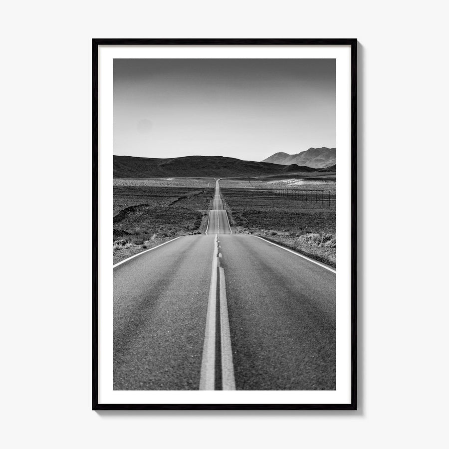 California Photo No 3 Poster, framed poster mockup, white border