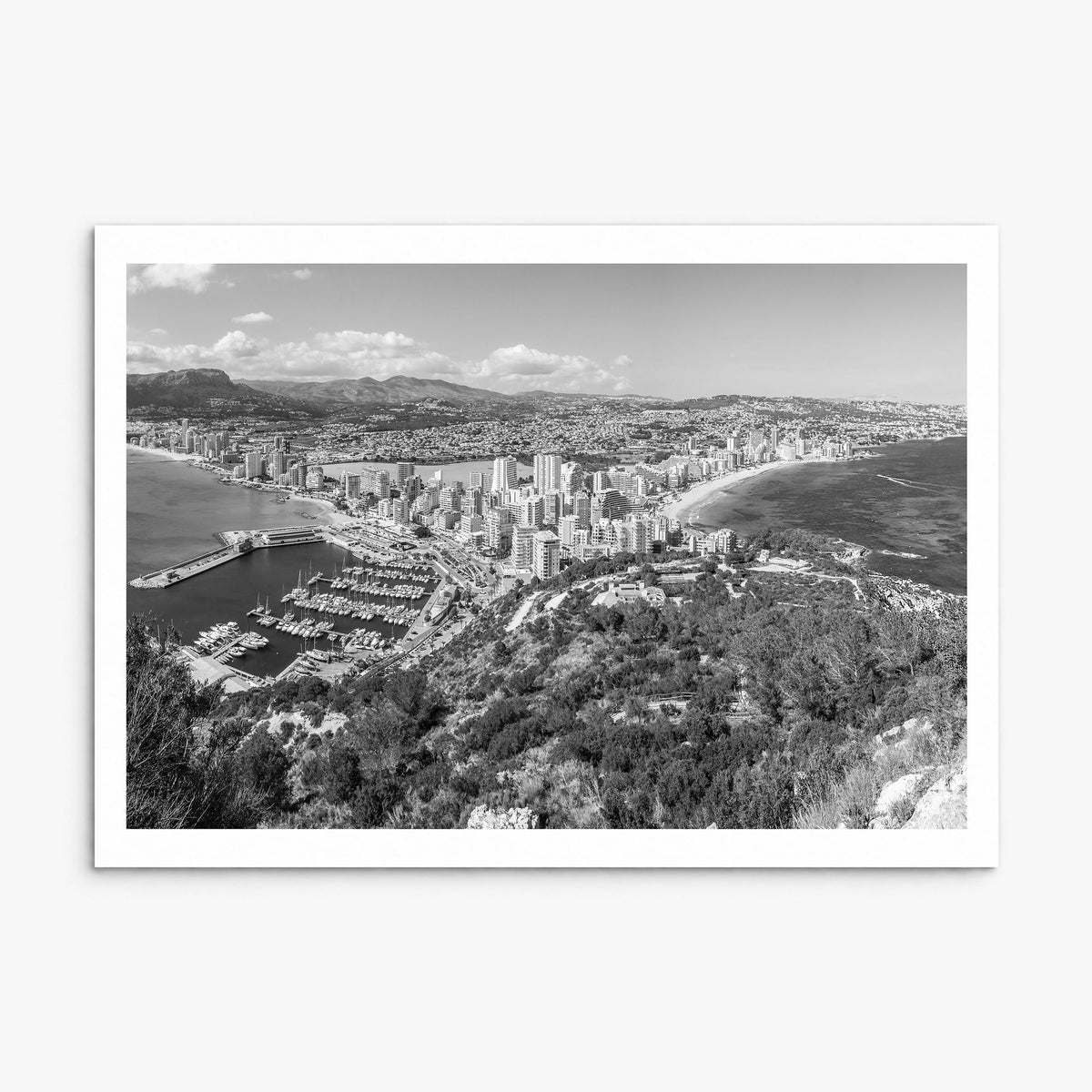 Calpe Photo Poster, print only (unframed), white border