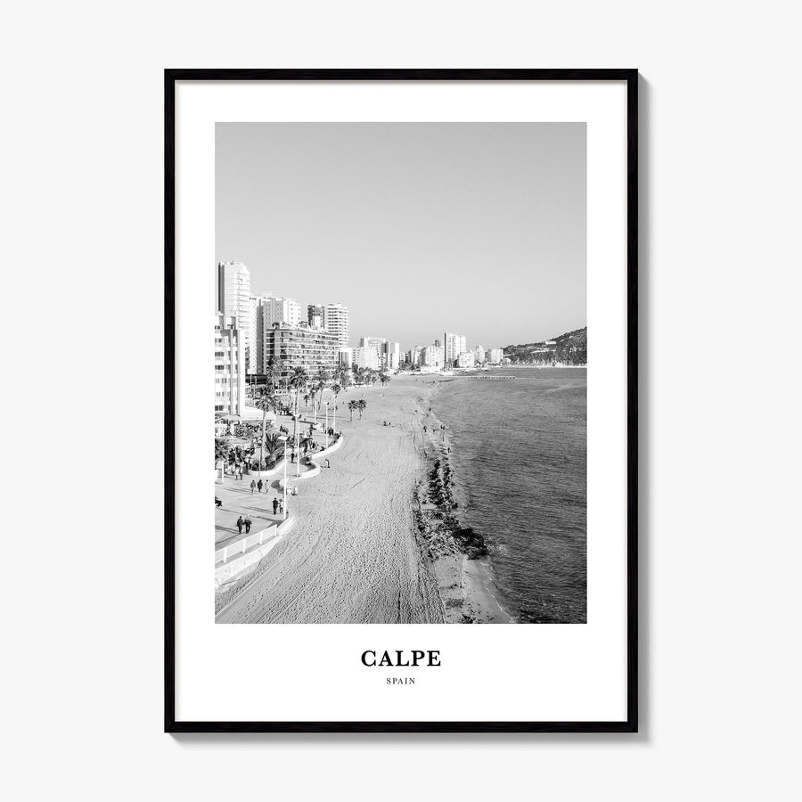 Calpe Classic Poster, framed poster mockup