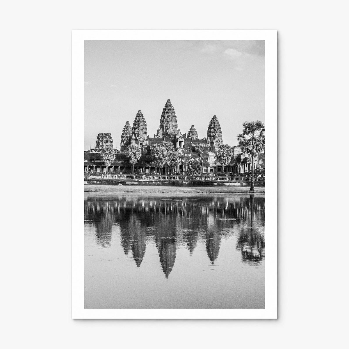 Cambodia Photo Poster, print only (unframed), white border