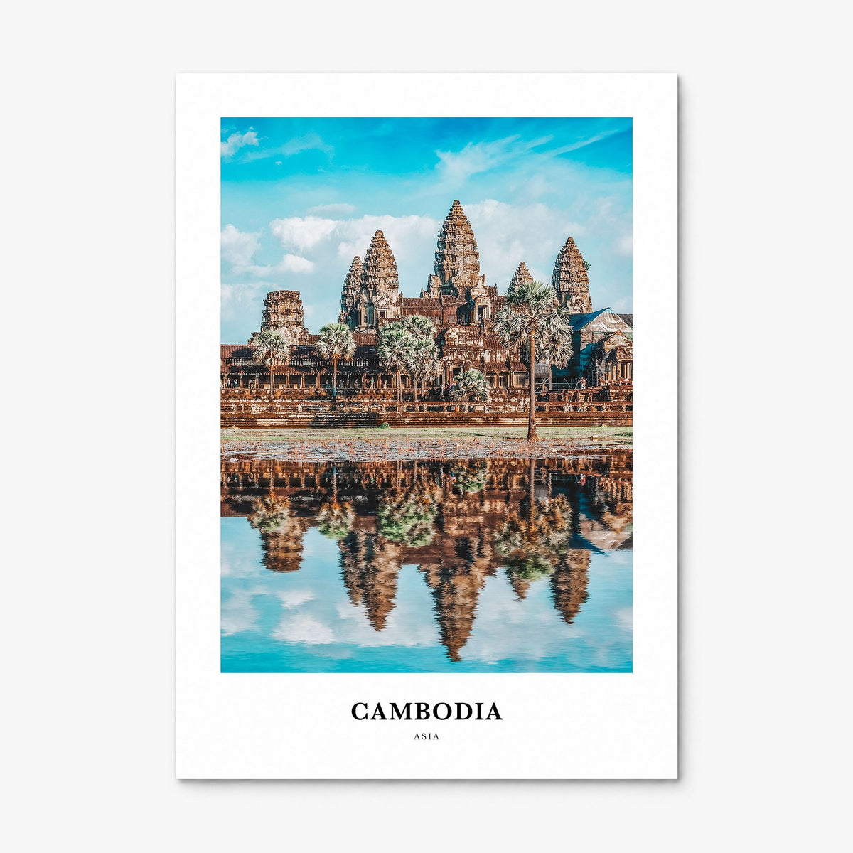 Cambodia Classic Poster, print only (unframed)