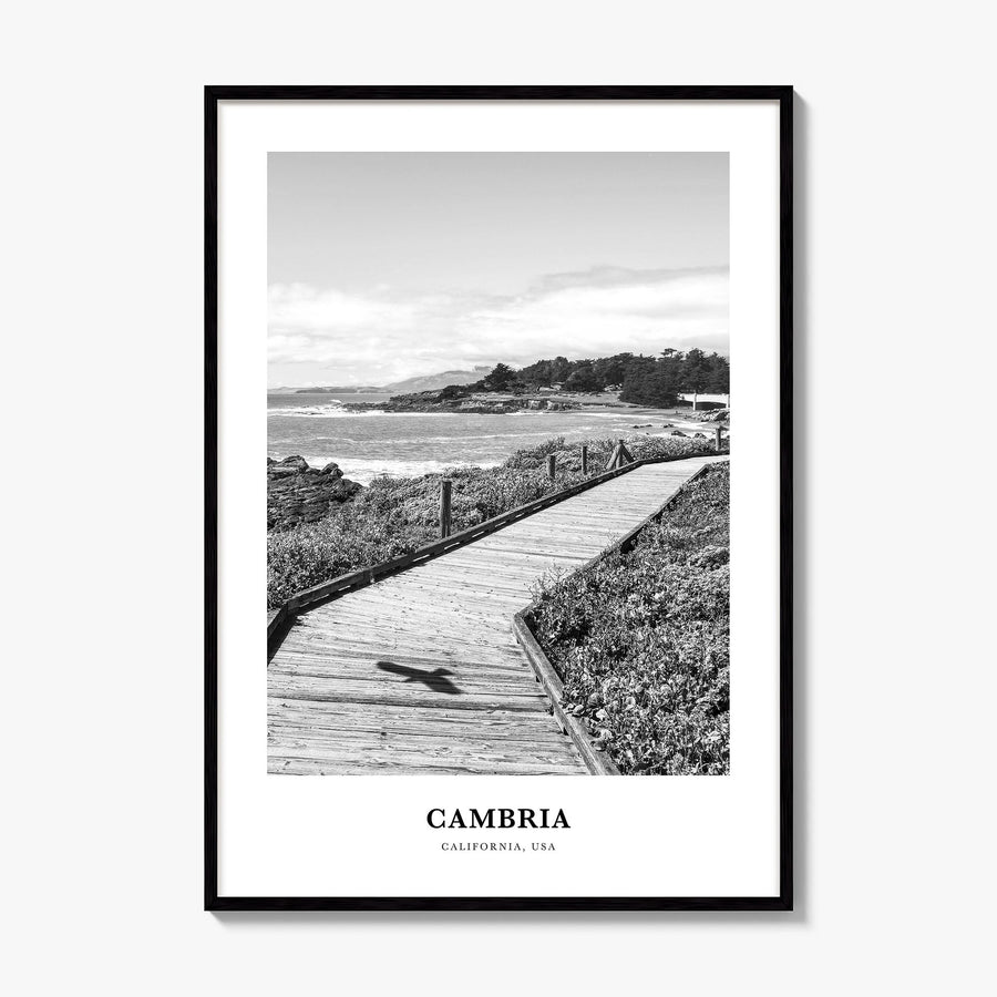 Cambria Classic Poster, framed poster mockup