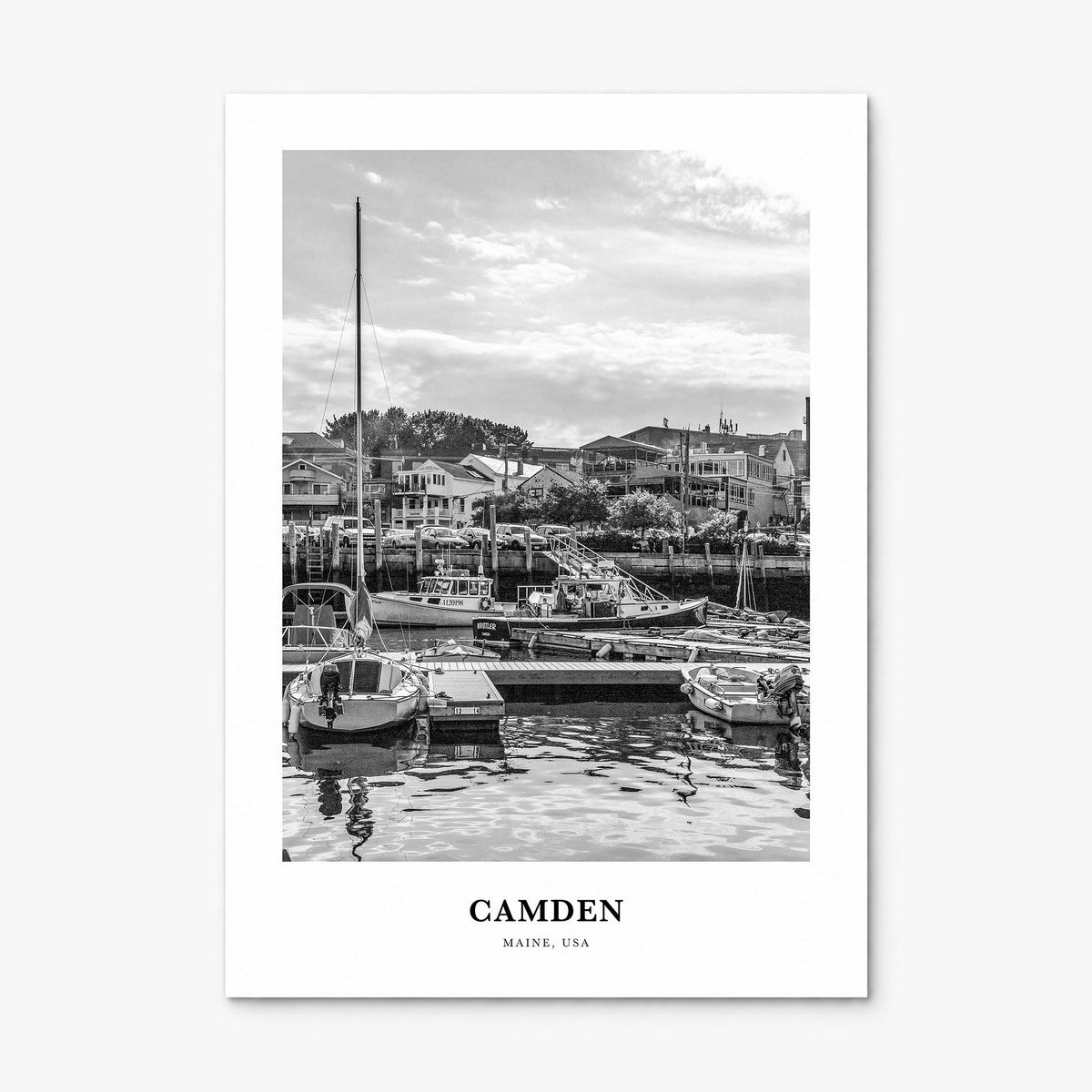 Camden, Maine Classic Poster, print only (unframed)