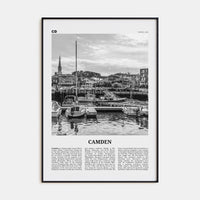 Camden Poster None / 8x12 in Nbourhood Travel B&W Poster