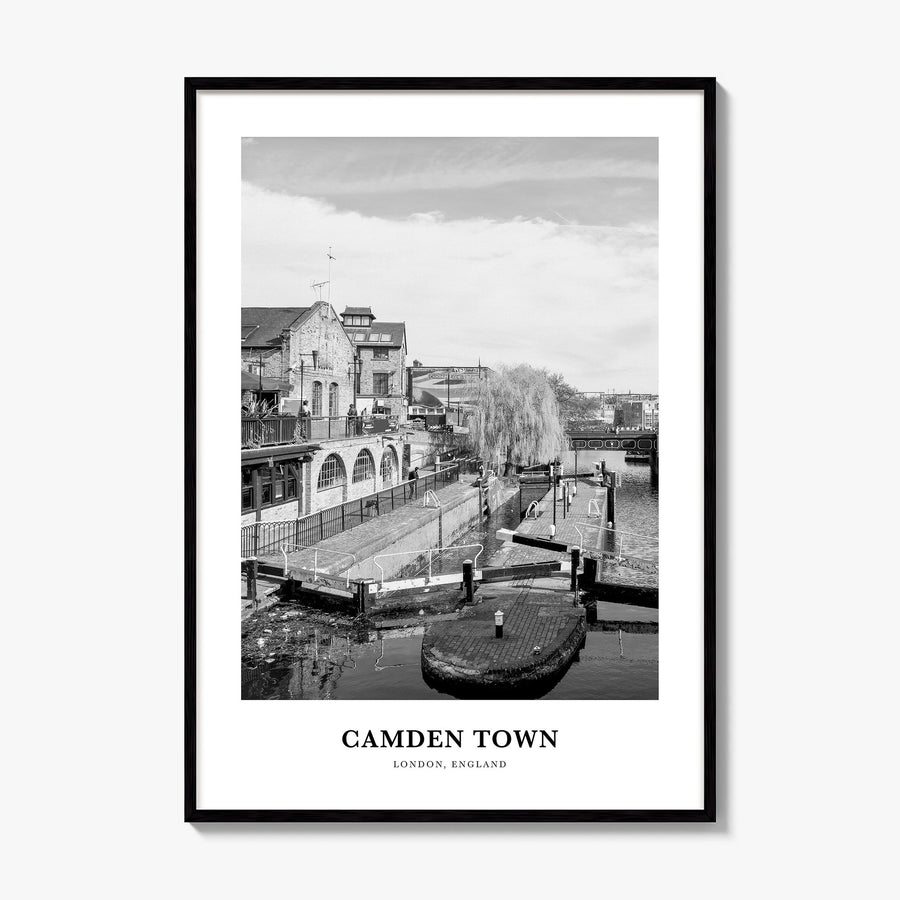 Camden Town Classic Poster, framed poster mockup