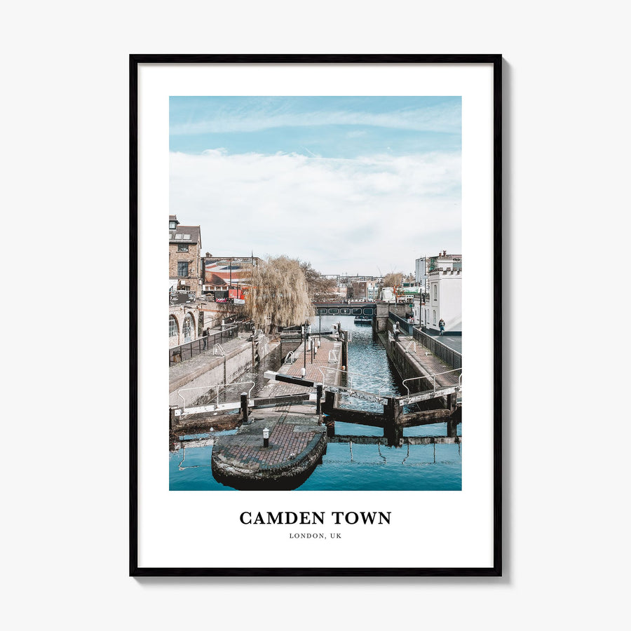 Camden Town Classic Poster, framed poster mockup
