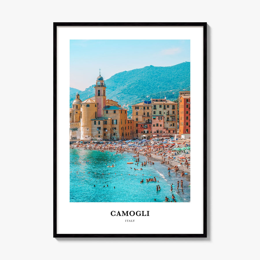 Camogli Classic Poster, framed poster mockup