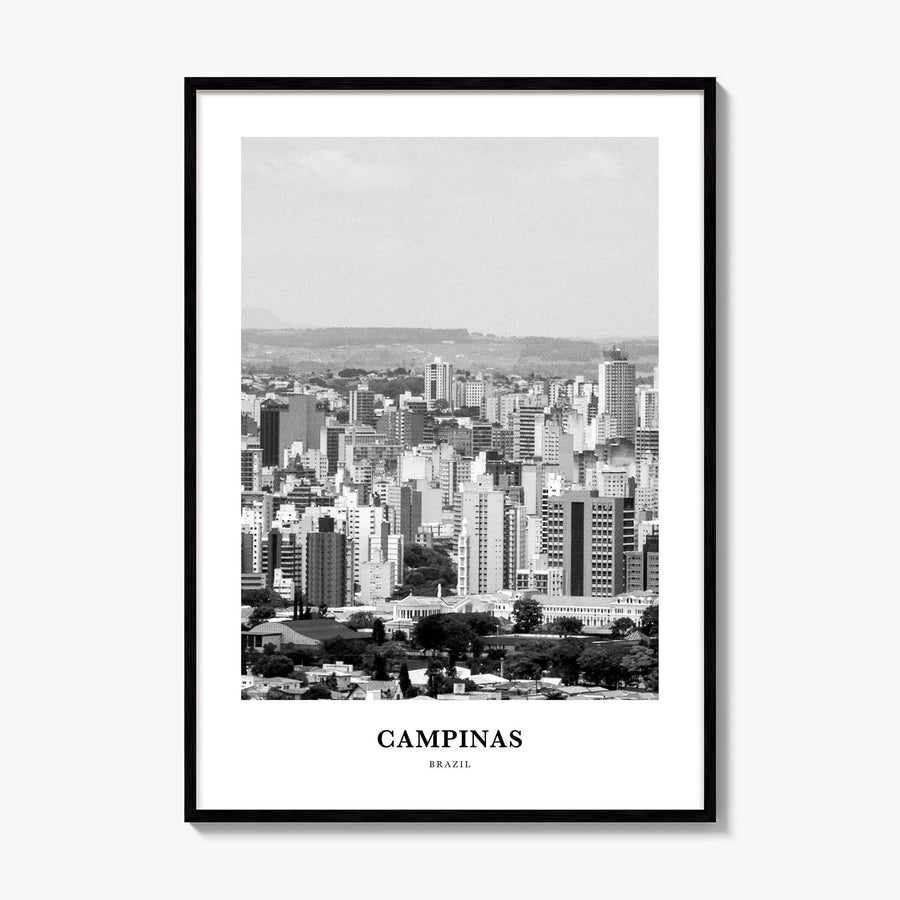 Campinas Classic Poster, framed poster mockup