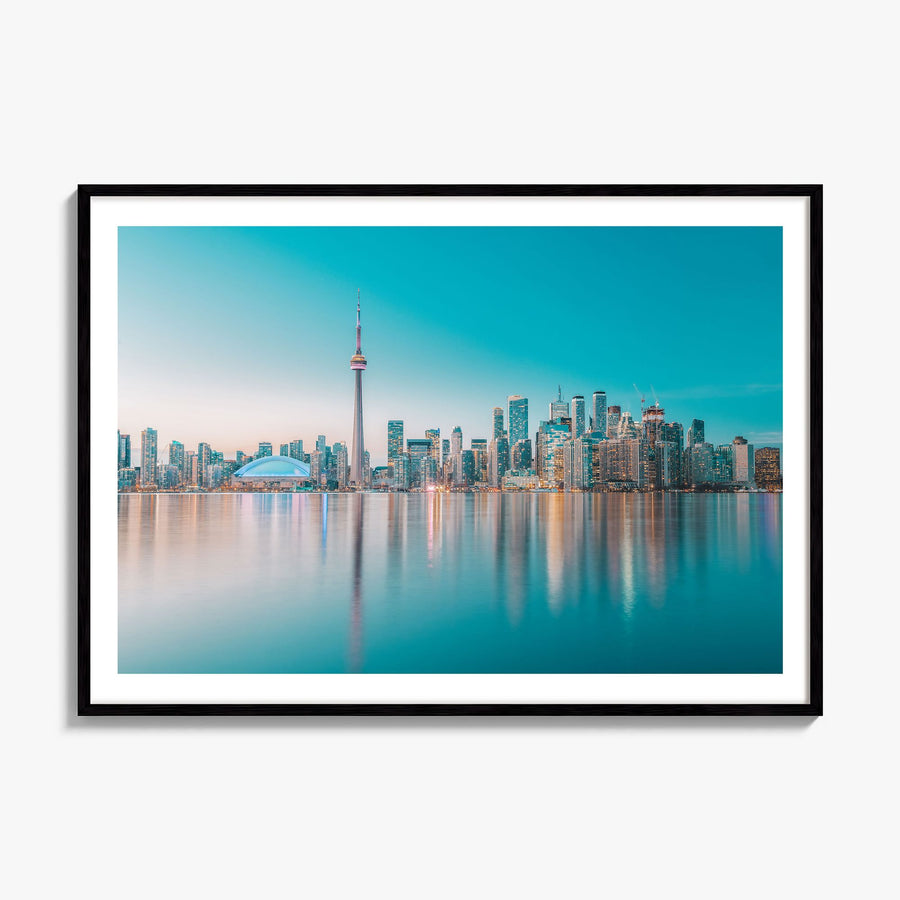 Canada Photo Poster, framed poster mockup, white border