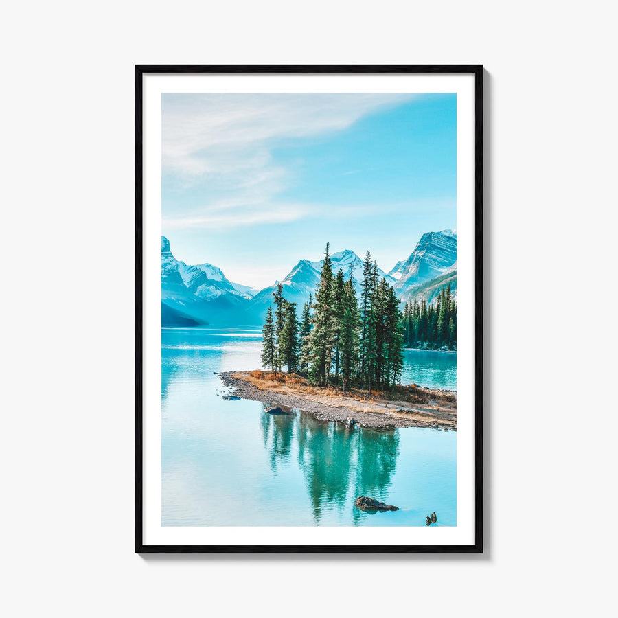 Canada no. 1 colorful photo poster of North America – vertical wall art, unframed print shown in interior mockup