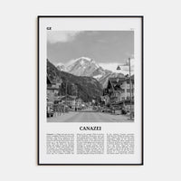 Canazei Poster None / 8x12 in Nbourhood Travel B&W Poster