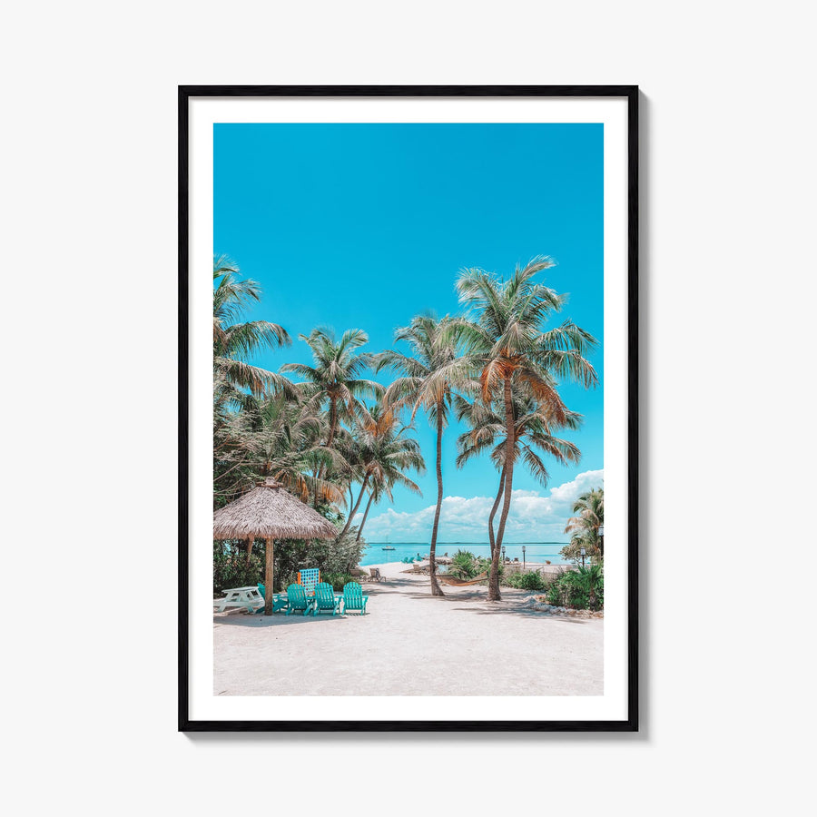Cancún no. 1 colorful photo poster of Mexico – vertical wall art, unframed print shown in interior mockup