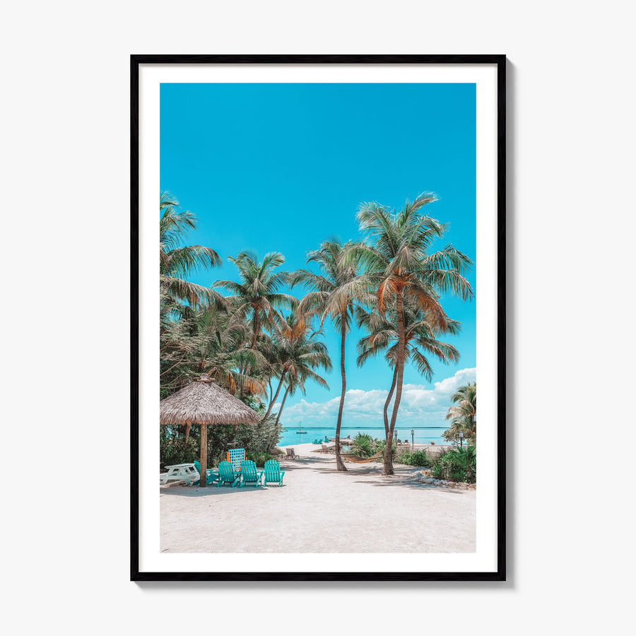 Cancún Photo No 1 Poster, framed poster mockup, white border