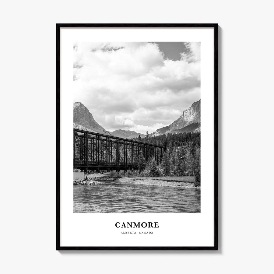 Canmore Classic Poster, framed poster mockup