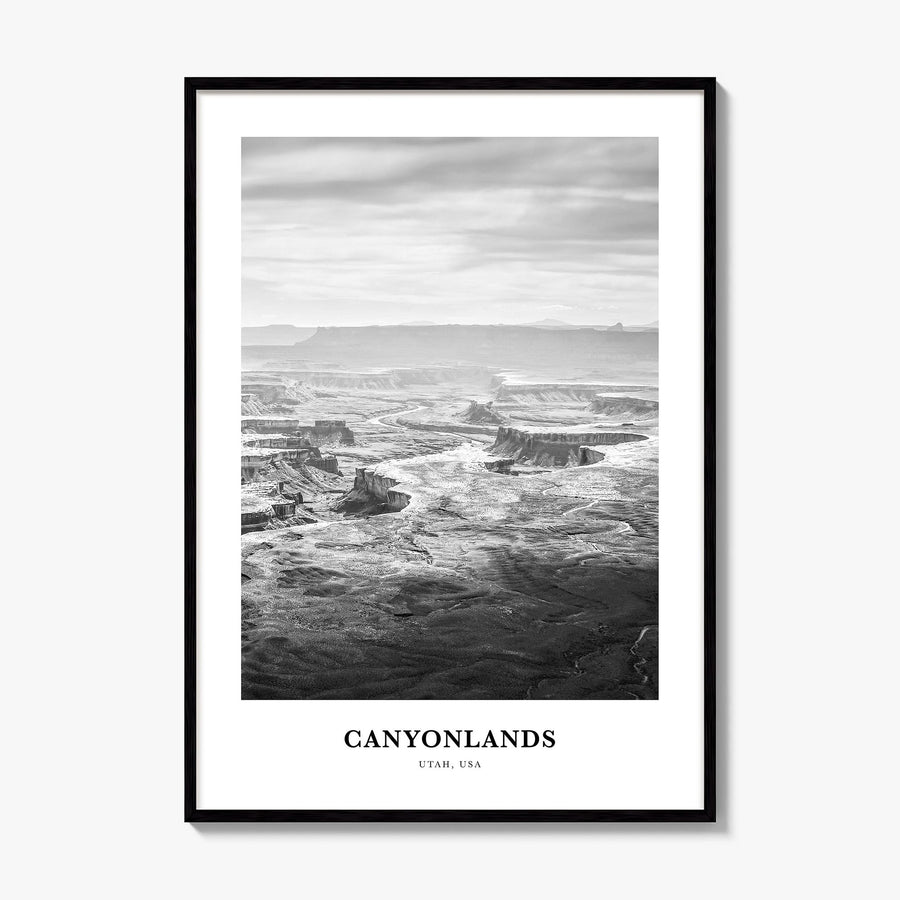 Canyonlands National Park Classic Poster, framed poster mockup