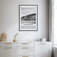 Cape Breton Island Poster Nbourhood Travel B&W Poster