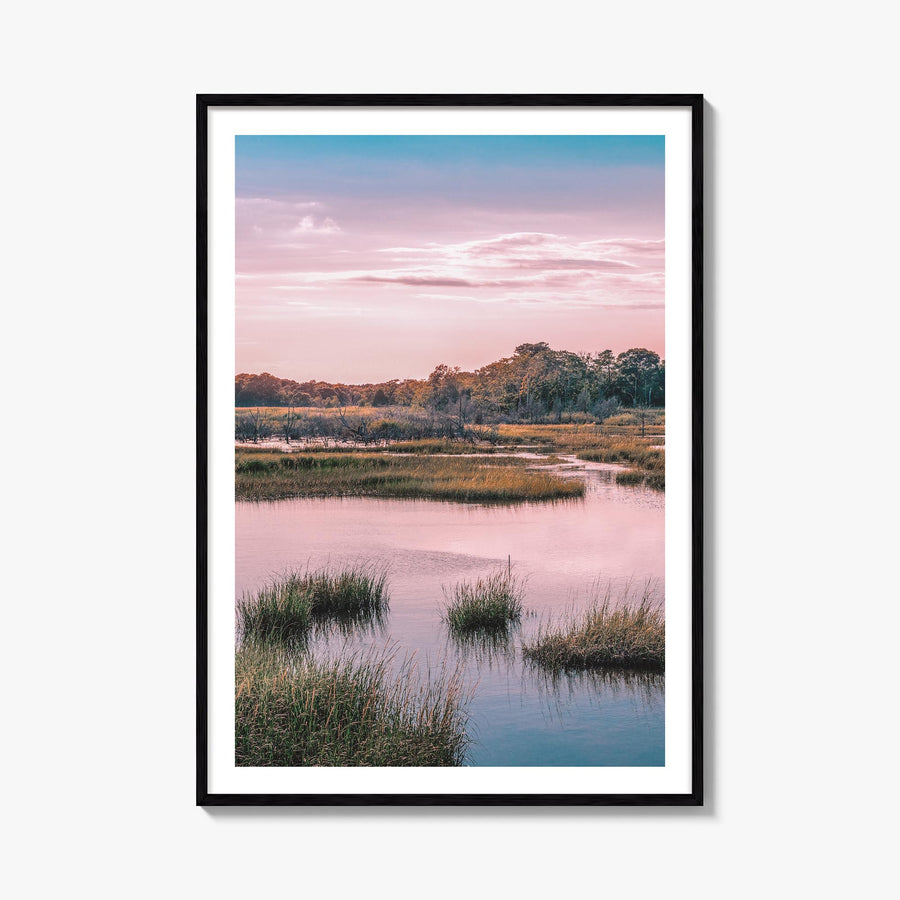 Cape Cod no. 2 colorful photo poster of Massachusetts, USA – vertical wall art, unframed print shown in interior mockup