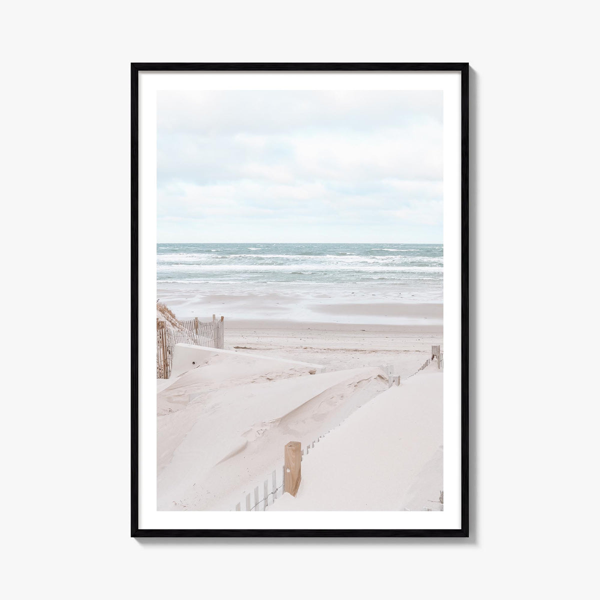 Cape Cod no. 4 colorful photo poster of Massachusetts, USA – vertical wall art, unframed print shown in interior mockup