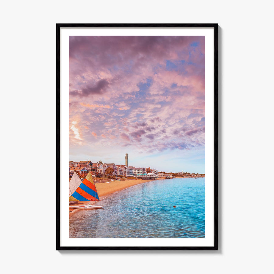 Cape Cod Photo No 3 Poster, framed poster mockup, white border